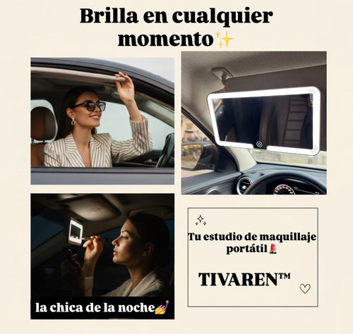 TIVAREN™ - Espejo LED de Visera
